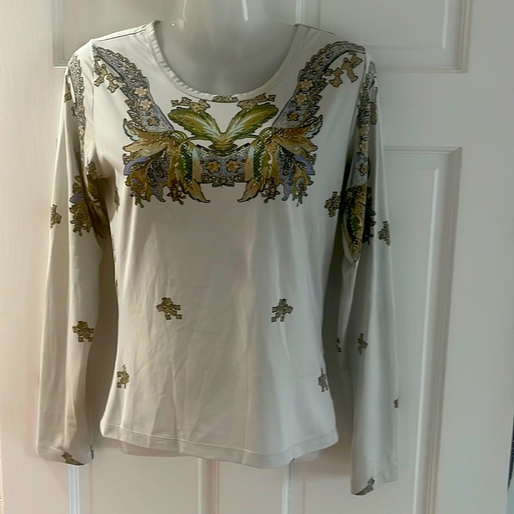 Roberto Cavalli womens long sleeve tshirt . Size M